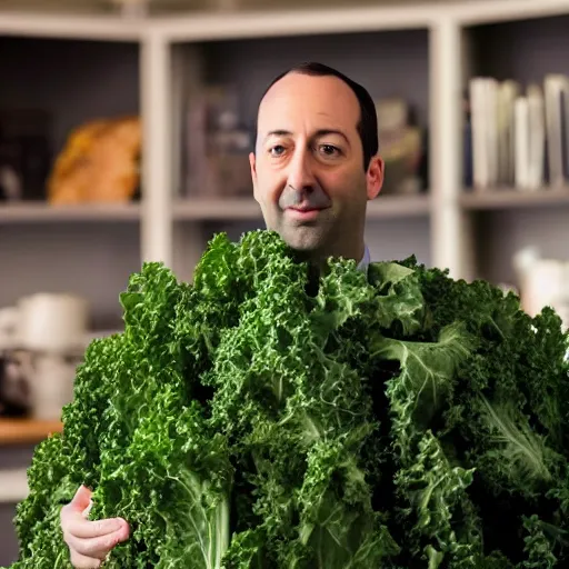 Image similar to tony hale as a pile of kale