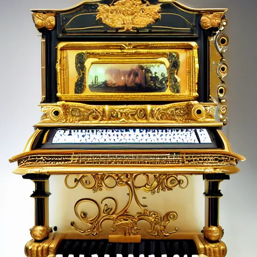 Prompt: baroque computer