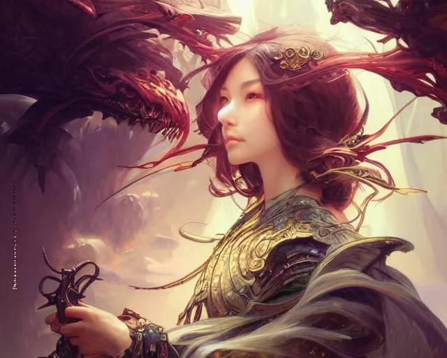 Image similar to photography of noriyoshi ohrai, deep focus, d & d, fantasy, intricate, elegant, highly detailed, digital painting, artstation, concept art, matte, sharp focus, illustration, hearthstone, art by artgerm and greg rutkowski and alphonse mucha