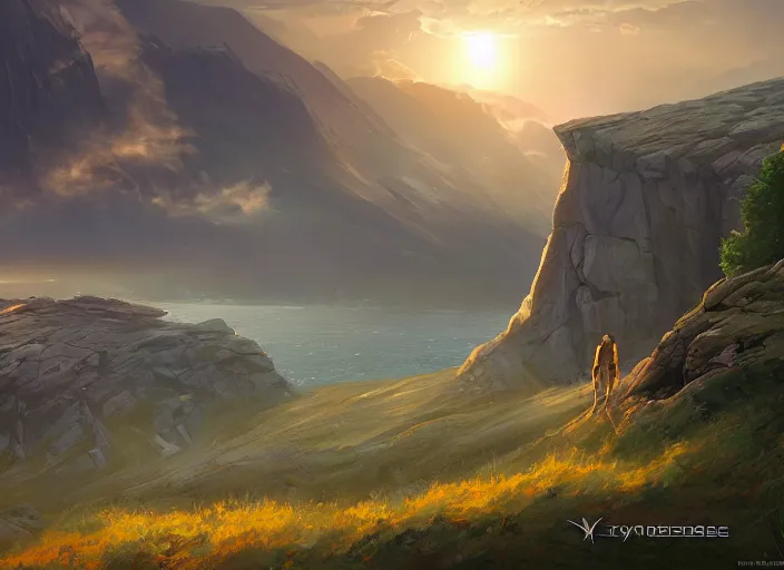 Image similar to cybernetic dawn by vladimir volegov and alexander averin and peder mørk mønsted and ross tran and raphael lacoste