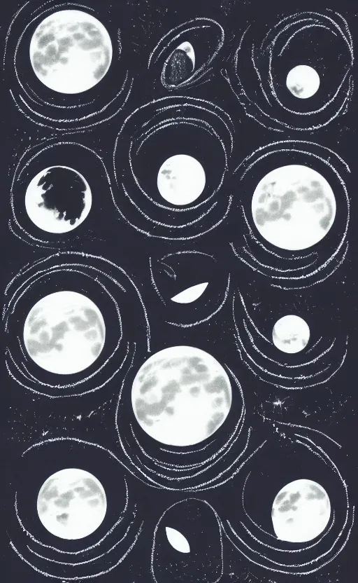 Image similar to phases of the moon