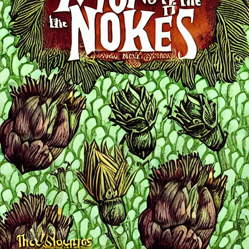 Image similar to night of the living artichokes, goosebumps book art