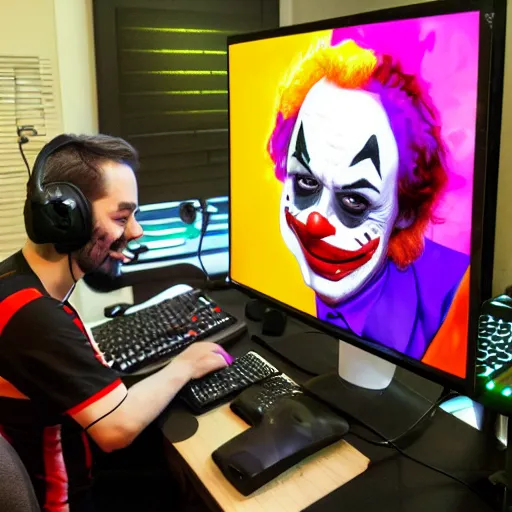 Gamer Playing a First Person Shooter on High End Pc. Stock Image - Image of  game, gamer: 46182083