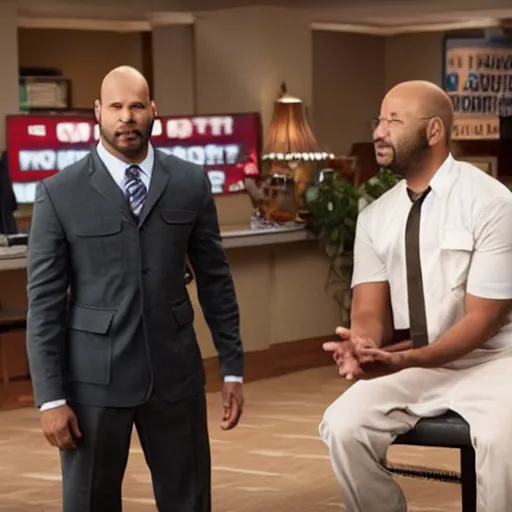 Prompt: key and peele's east west bowl