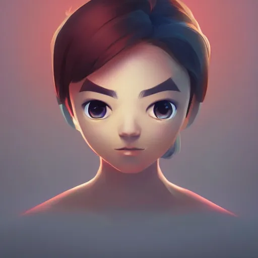 Image similar to face icon stylized minimalist nintendo wiiu, loftis, cory behance hd by jesper ejsing, by rhads, makoto shinkai and lois van baarle, ilya kuvshinov, rossdraws global illumination