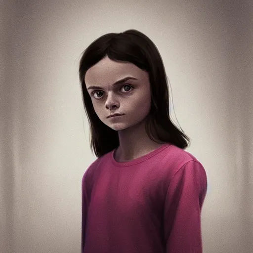 Prompt: dafne keen by sylvain sarrailh, trending on artstation, cinematic light, pastel colors, volumetric shading, high radiosity high quality digital art, fine portrait, form shadow, cast shadow, dull skin, orange in the shadows and a light purple to the brighter areas, soft light, soft color dodge, subsurface scattering