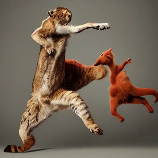 Image similar to animals dancing