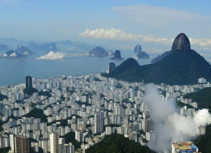 Image similar to nuclear war in rio de janeiro