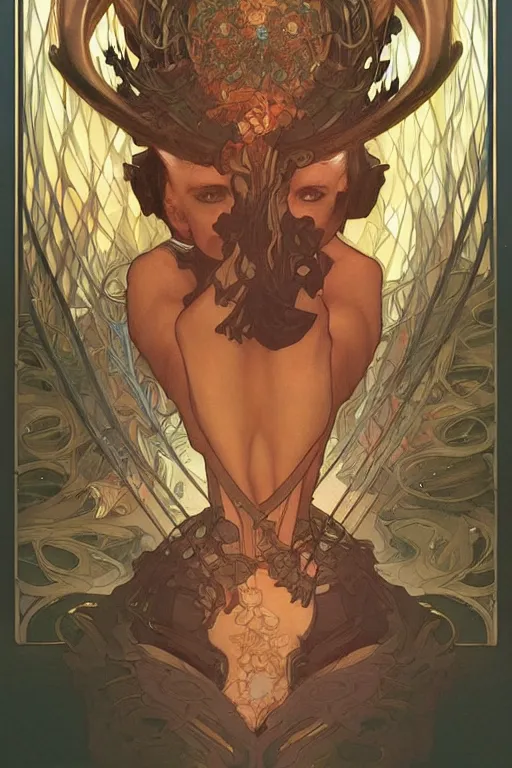 Image similar to electric moose. art by artgerm and greg rutkowski and alphonse mucha and tomacz alen kopera.