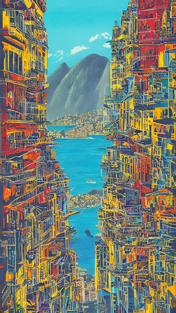 Image similar to Rio de Janeiro, poster by Kerne Erickson