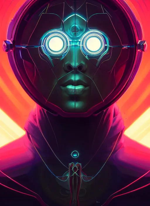 Image similar to symmetry!! portrait of glenn howerton, sci - fi, tech wear, glowing lights!! intricate, elegant, highly detailed, digital painting, artstation, concept art, smooth, sharp focus, illustration, art by artgerm and greg rutkowski and alphonse mucha