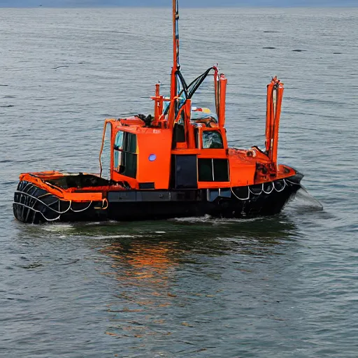 Image similar to scallop dredging