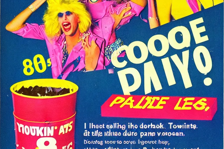 Image similar to 80s, cocaine, party, advertisement