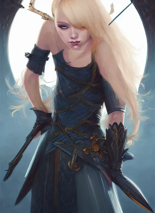 Image similar to blonde combat fairy venizian era, dark fantasy, extremely detailed, sharp focus, portrait, smooth, digital illustration, by rossdraws, frank franzzeta