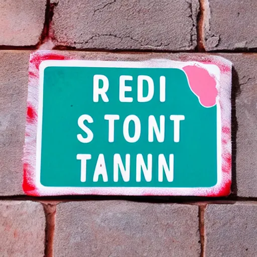 Image similar to red street sign warning for cotton candy