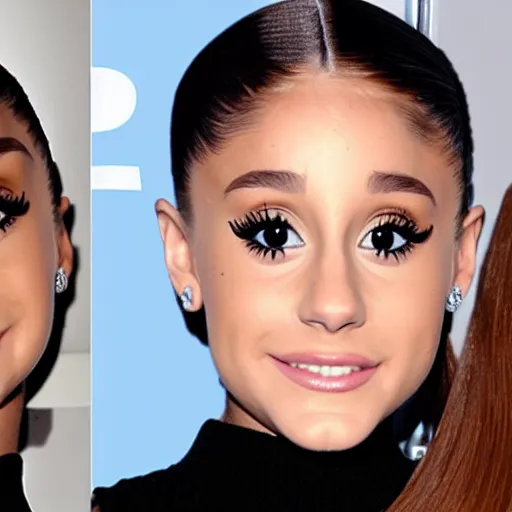 Image similar to ariana grande face