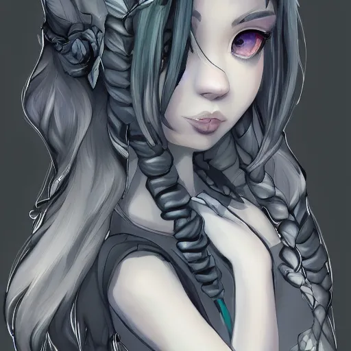 Image similar to detailed beautiful character art on amino, high quality art on artstation