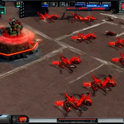 Prompt: in - game image of trump in command and conquer : red alert