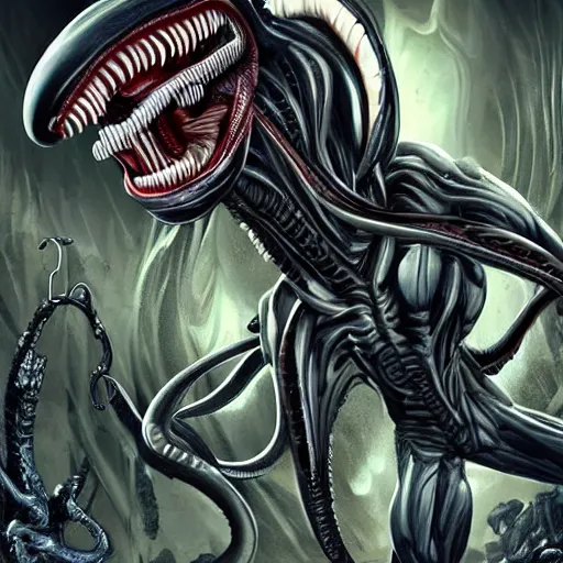 Image similar to xenomorph as venom