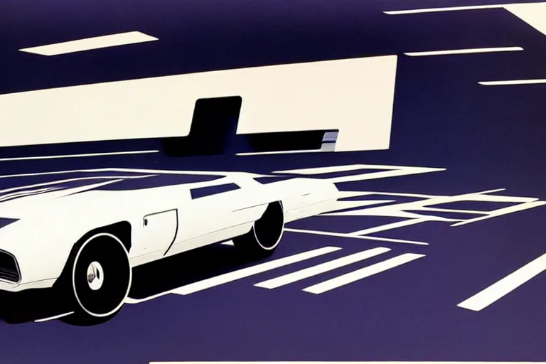 Prompt: car, white background!!!!!!!!!!, design by Syd Mead