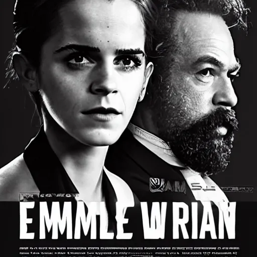 Image similar to battle of karl marx vs emma watson, ufc poster. symmetry, awesome exposition, very detailed, highly accurate, professional lighting diffracted lightrays, 8 k, sense of awe