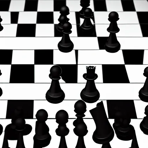 Image similar to an award winning photograph of a chess board