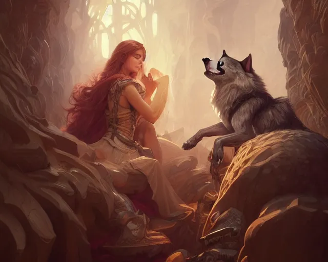 Image similar to photography of wolf kahn, deep focus, d & d, fantasy, intricate, elegant, highly detailed, digital painting, artstation, concept art, matte, sharp focus, illustration, hearthstone, art by artgerm and greg rutkowski and alphonse mucha