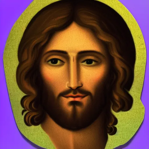 Prompt: Jesus takes a selfie, shot on android 2013