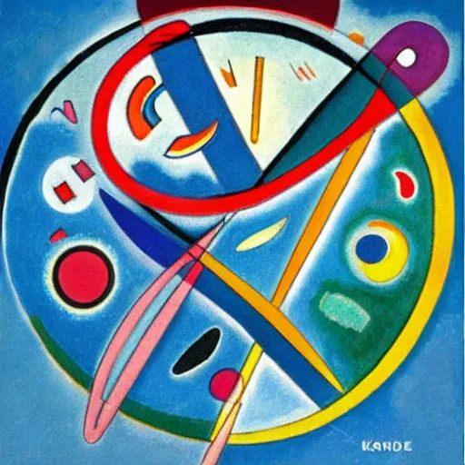 Image similar to novo nordisk logo by kandinsky, oil on canvas