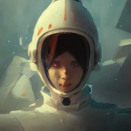 Prompt: 👨‍🚀🐈, digital Art, Greg rutkowski, Trending artstation,cinematographic