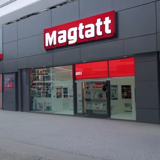 Prompt: Magnit store in Russia