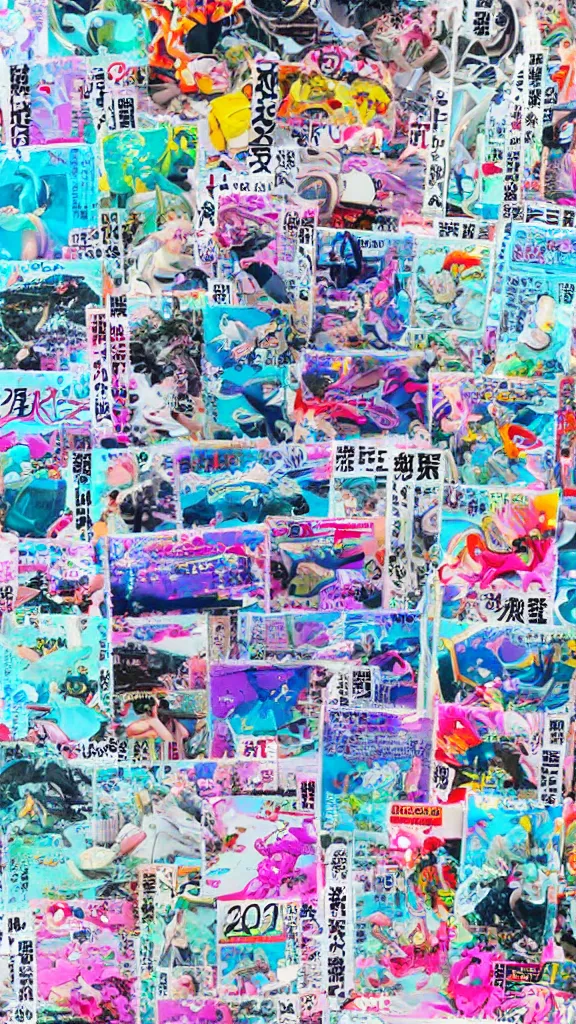 Image similar to japanese y 2 k ephemera, seapunk