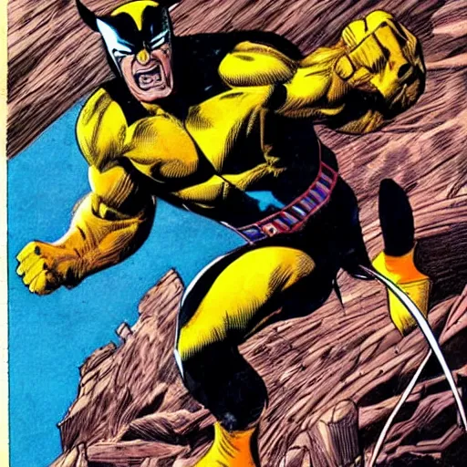 Prompt: Wolverine by Jack Kirby