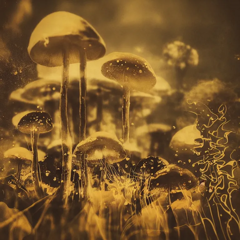 Image similar to double exposure of dally life, symbols of live, explosion, love is the most relevant theme, love is infinity, love is begin of all, 8 k resolution, artistic mode, artistic, trending on instagram, long exposure, love art, serious, fantasy and dreams vibes, mushrooms style and macro style