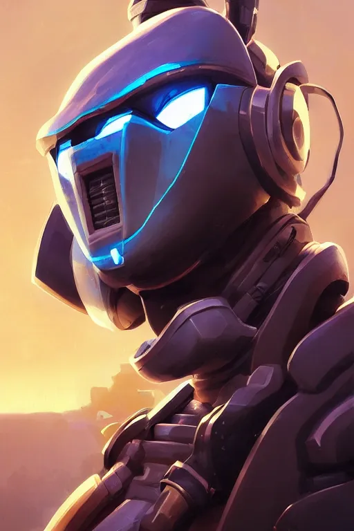 Image similar to epic mask helmet robot ninja portrait stylized as fornite style game design fanart by concept artist gervasio canda, behance hd by jesper ejsing, by rhads, makoto shinkai and lois van baarle, ilya kuvshinov, rossdraws global illumination radiating a glowing aura global illumination ray tracing hdr render in unreal engine 5