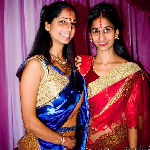 Image similar to padma and parvati patil, yule ball