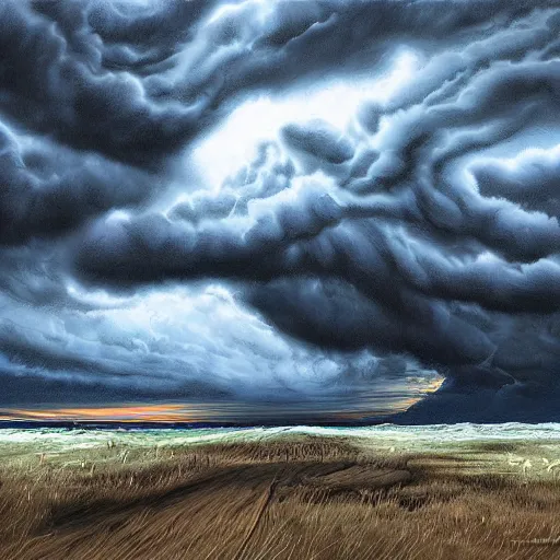 Image similar to storm is coming, i have regrets, digital painting, futured, ultra detailed