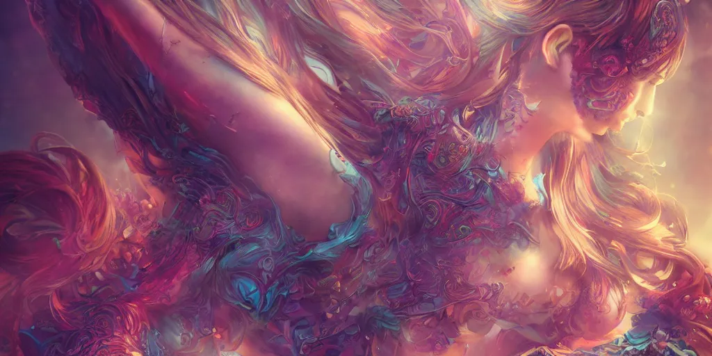 Image similar to dreamscape, female, ross tran, vivid colors, anatomical, highly detailed sculpture, intricate detailed, ommatidia, 8 k, cinematic atmosphere, post - processing