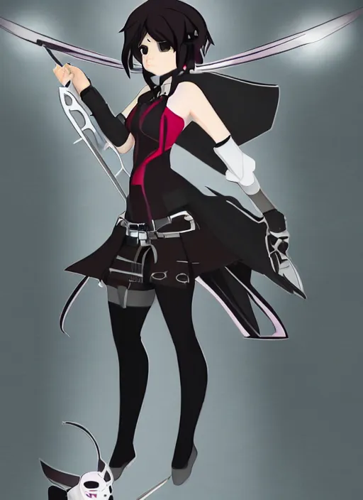 Image similar to rwby neo