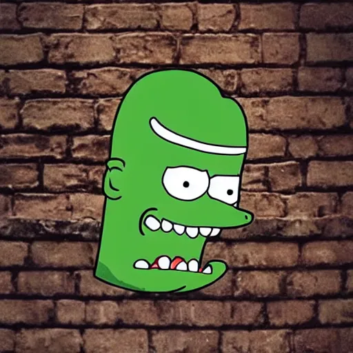 Image similar to pickle rick