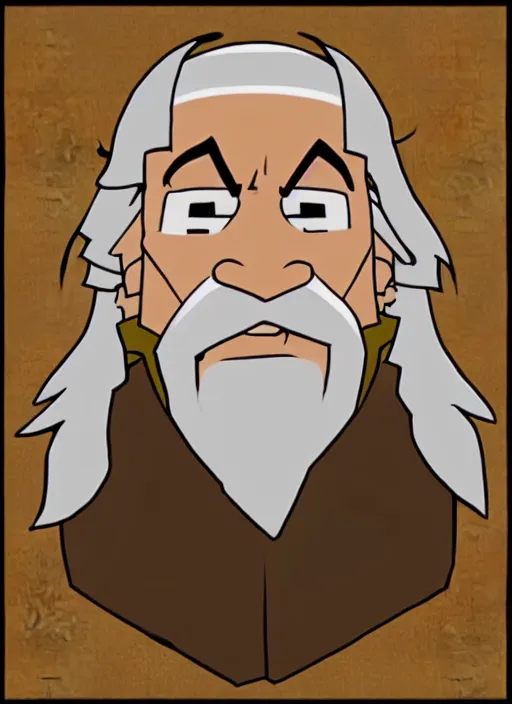 Image similar to uncle iroh in minecraft