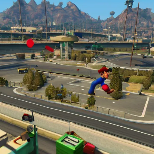 Image similar to mario 6 4 map in gta v