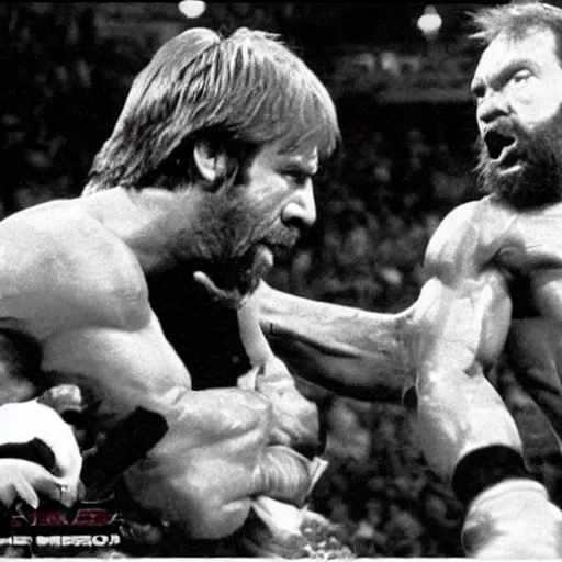 Image similar to chuck norris Fight with the giants chtulhu