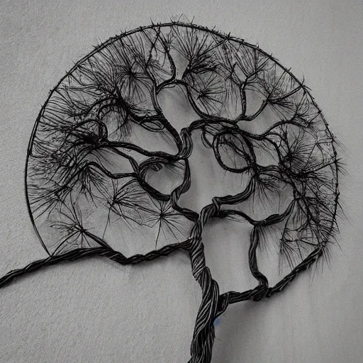 Image similar to tree wirework by giuseppe colarusso