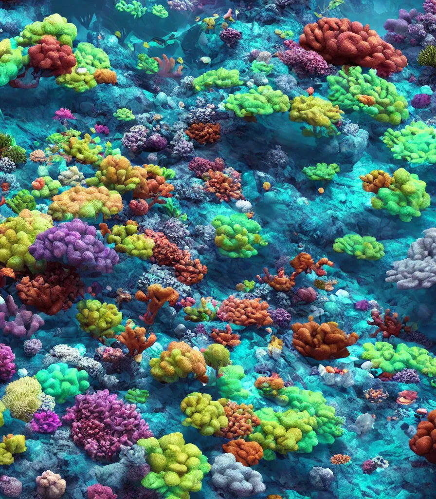 Image similar to alien coral reef, amazing octane render, stylized, trending on artstation, glow, nature photography