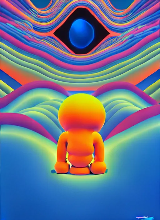 Image similar to entering the dream by shusei nagaoka, kaws, david rudnick, pastell colours, airbrush on canvas, cell shaded, 8 k