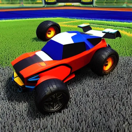 Image similar to rocket league in real life