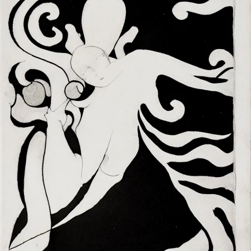 Prompt: blazing sun byaubrey beardsley