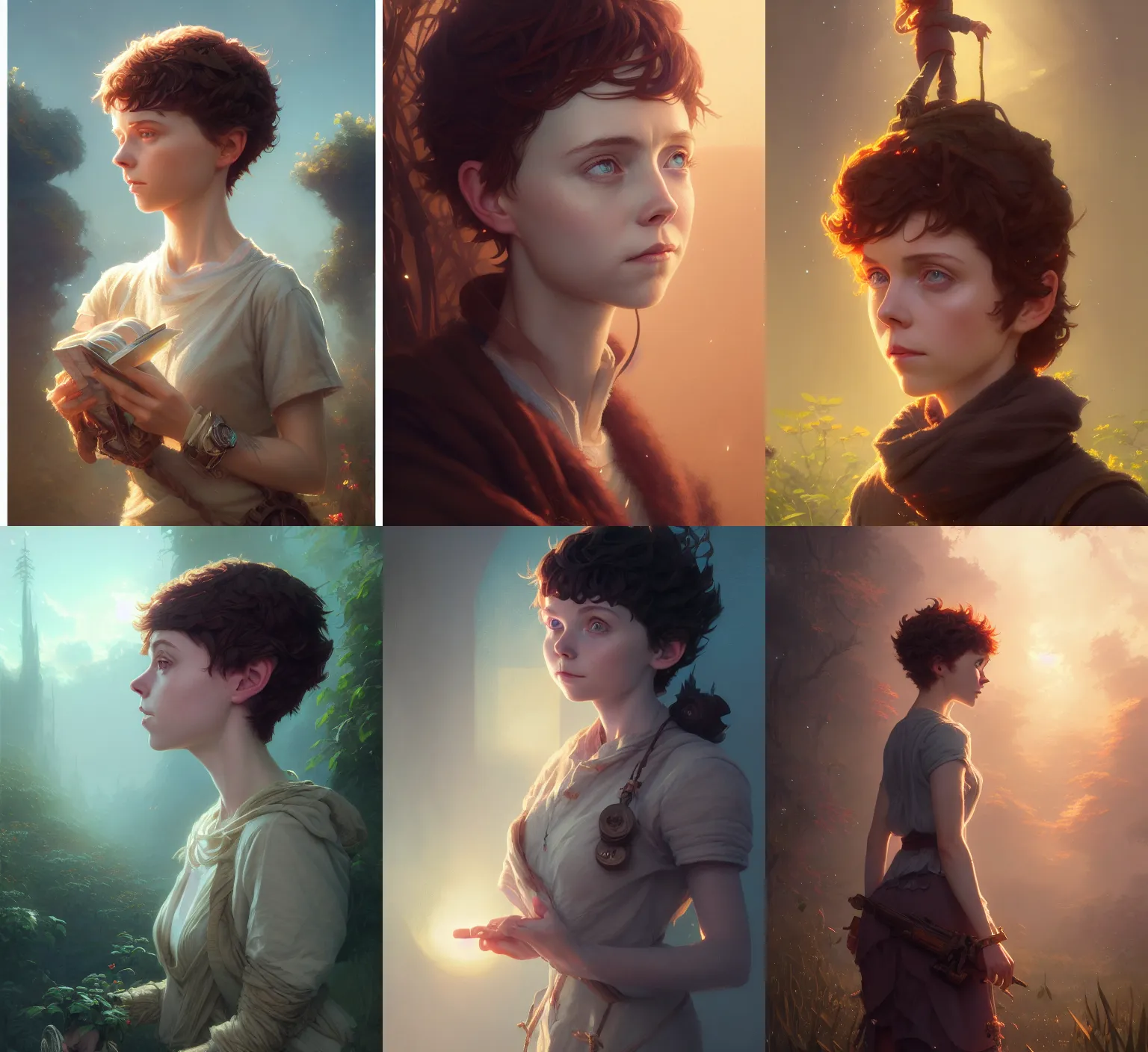 Prompt: highly detailed portrait of sophia lillis, stephen bliss, unreal engine, fantasy art by greg rutkowski, loish, rhads, ferdinand knab, makoto shinkai and lois van baarle, ilya kuvshinov, rossdraws, tom bagshaw, global illumination, radiant light, detailed and intricate environment