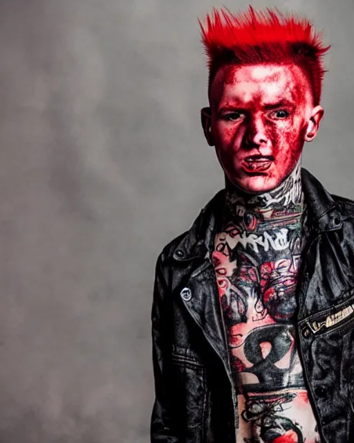 man in red punk - Untitled Collection #189689006